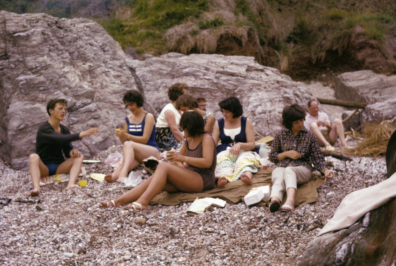 196 Adrians high school friends on summer walk 1963-64-s